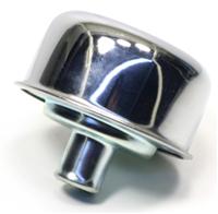Chrome 3/4 inch Push-In Breather.