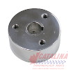 Adapter Only, 3/4 inch Tapered Round Hole, Cast Polished, 2 1/2 Inch Base.